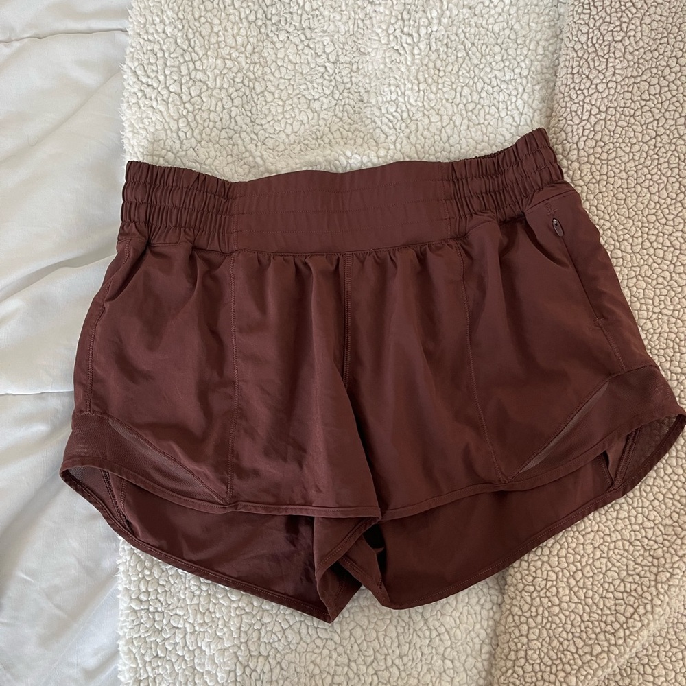 Lululemon Brown Hotty Hot Short 2.5 inch